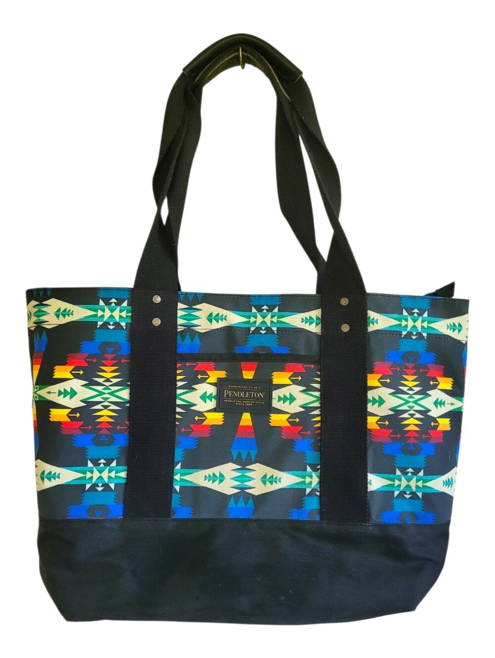 Pendleton Canopy Cotton Zip Tote Bag Southwestern Aztec Western